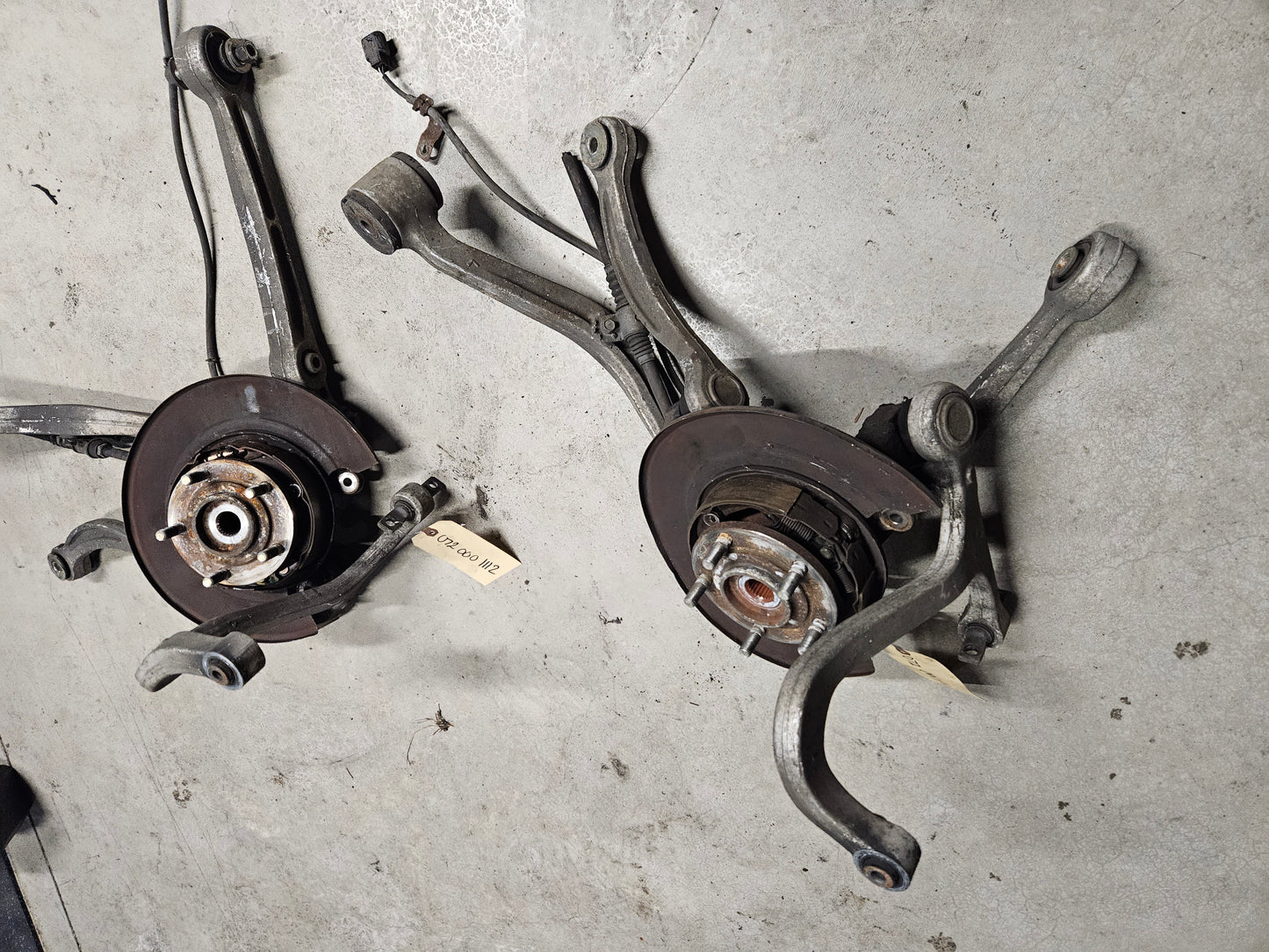 Rear Complete Hubs & Control Arms