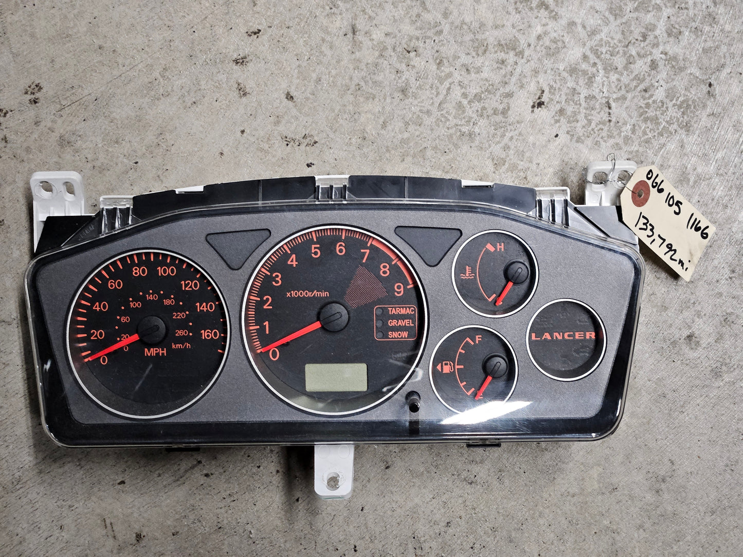 Evo Gauge Cluster Speedo