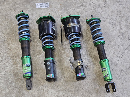 Evo 8-9 Fortune Auto Coilovers w/ Front Air Cups
