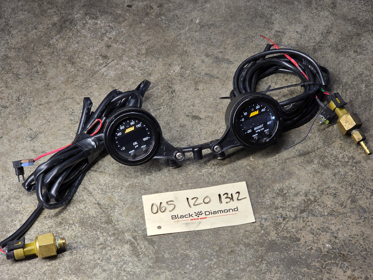 AEM X-Series Oil Pressure & Boost Gauges
