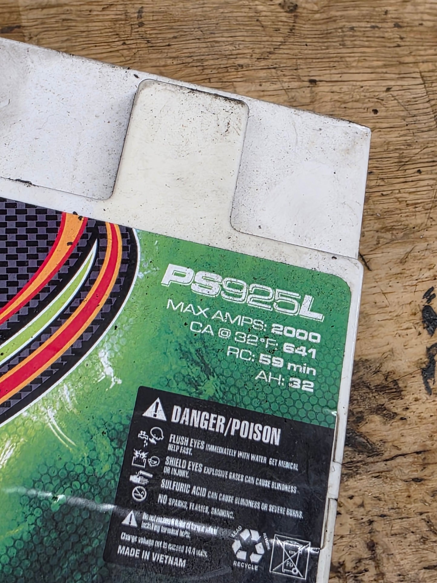 XS Power PS925L Battery