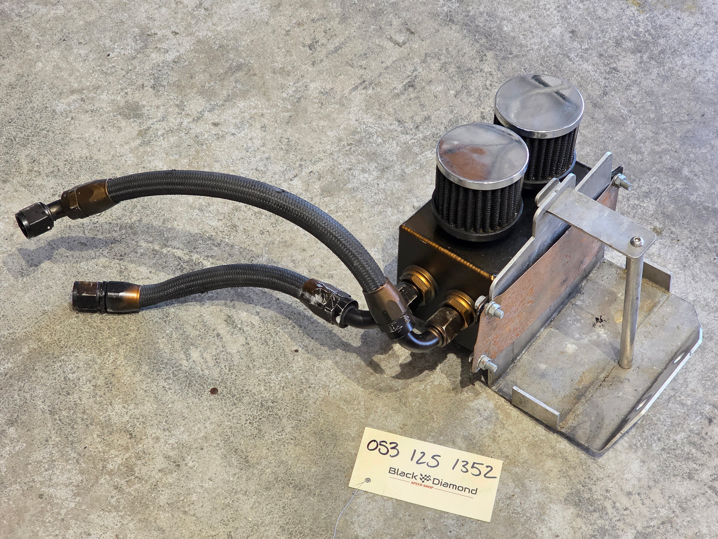 Evo 8-9 Oil Catch Can & Mini Battery Tray