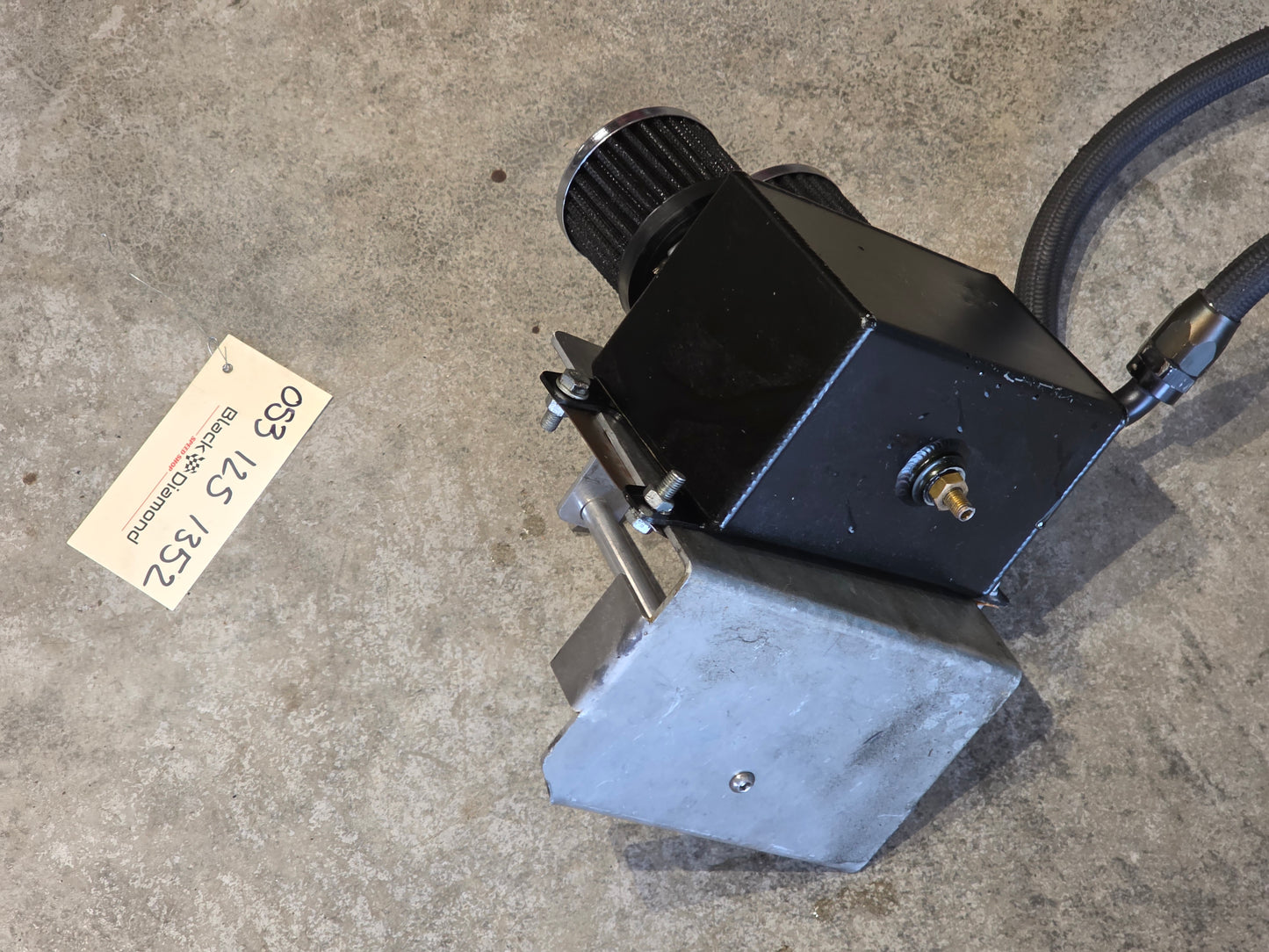 Evo 8-9 Oil Catch Can & Mini Battery Tray