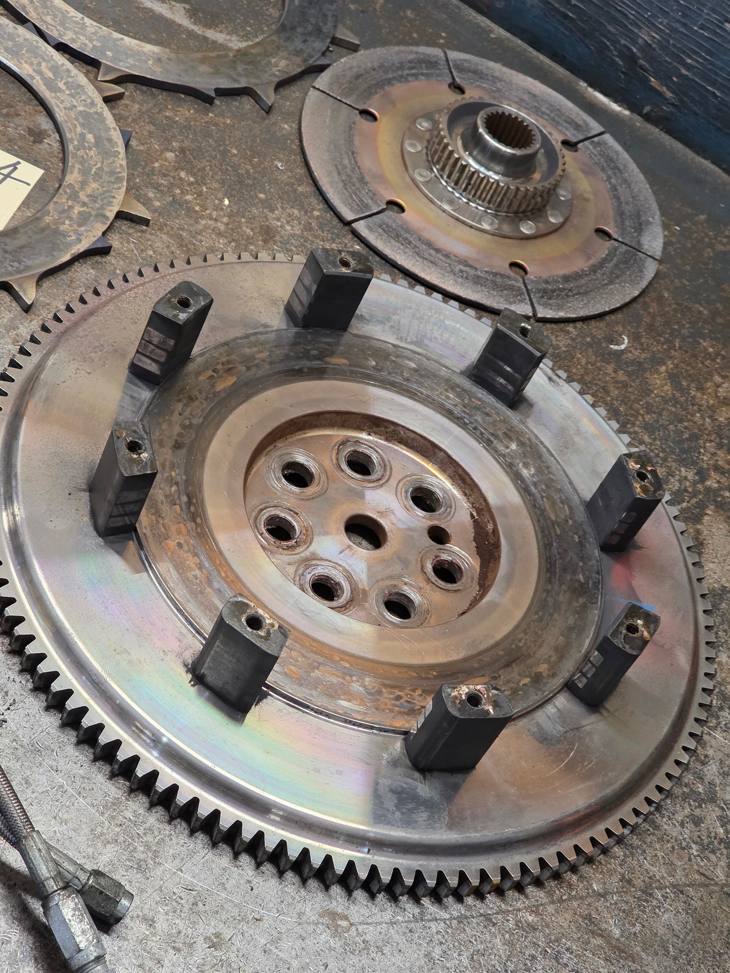 Evo 8-9 Quarter Master 8-Leg Triple Disc Clutch (new discs)