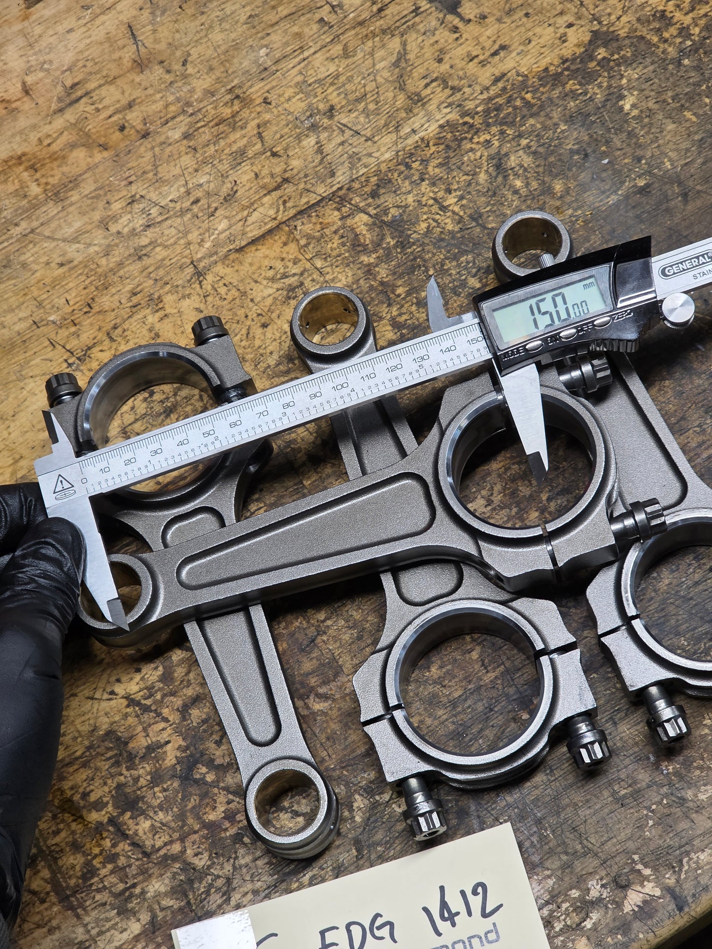 Evo 8/9 Manley I-Beam Turbo Tuff Rods 150mm
