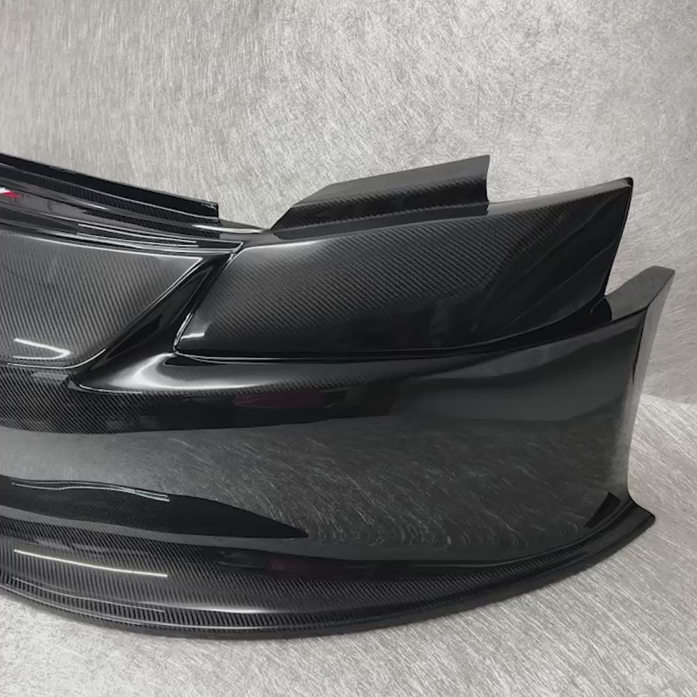 Evo 7/8/9 Carbonetics CF Drag Front Bumper