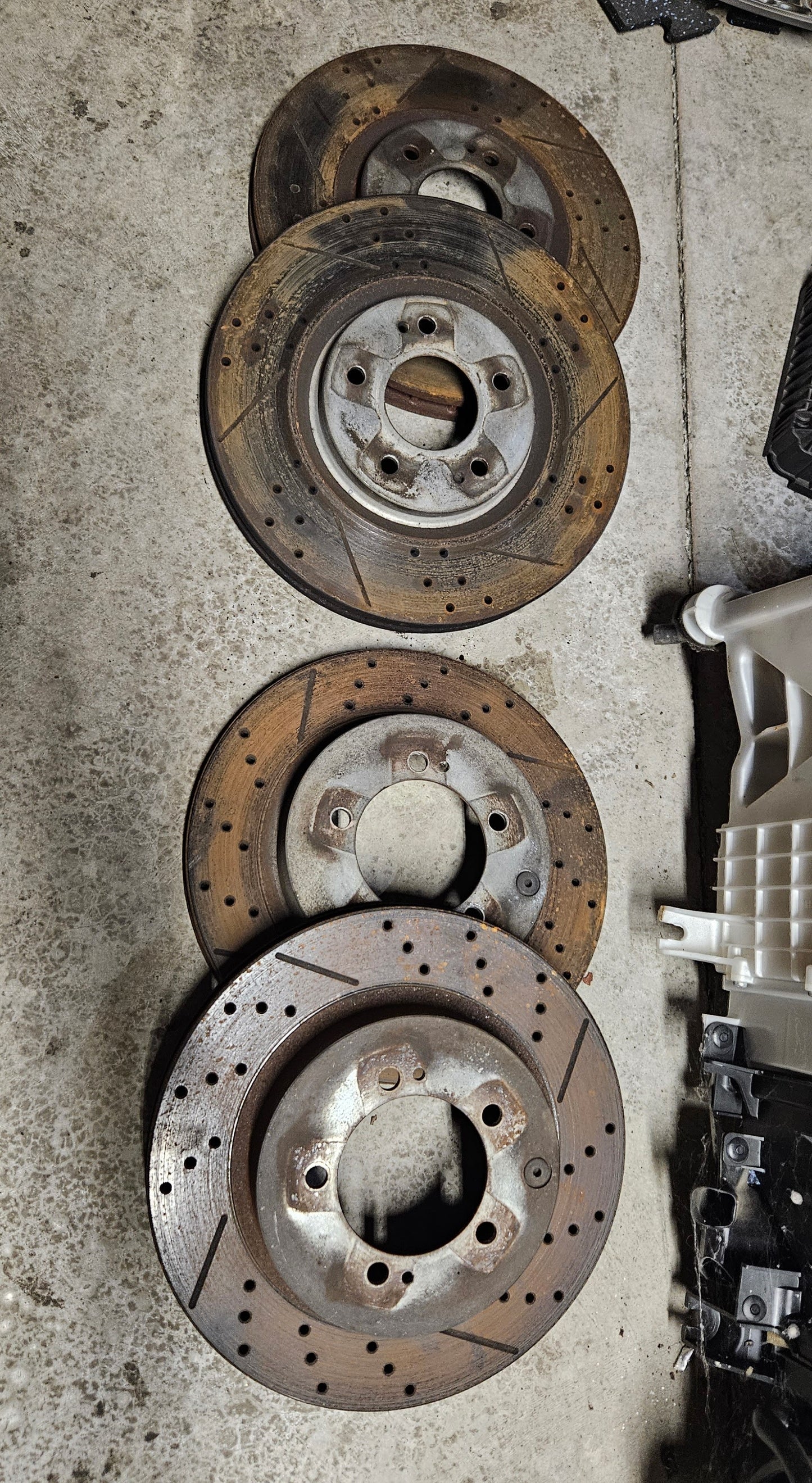 Evo 8-9 Drilled & Slotted Brake Rotors