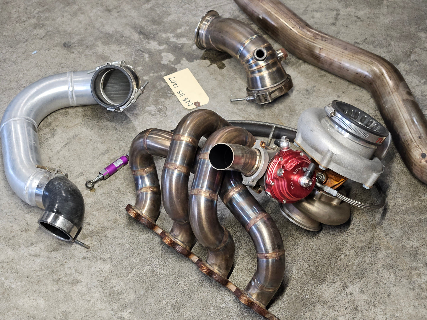 Evo 7/8/9 STM Forward-Facing 6870 V-Band Turbo Kit