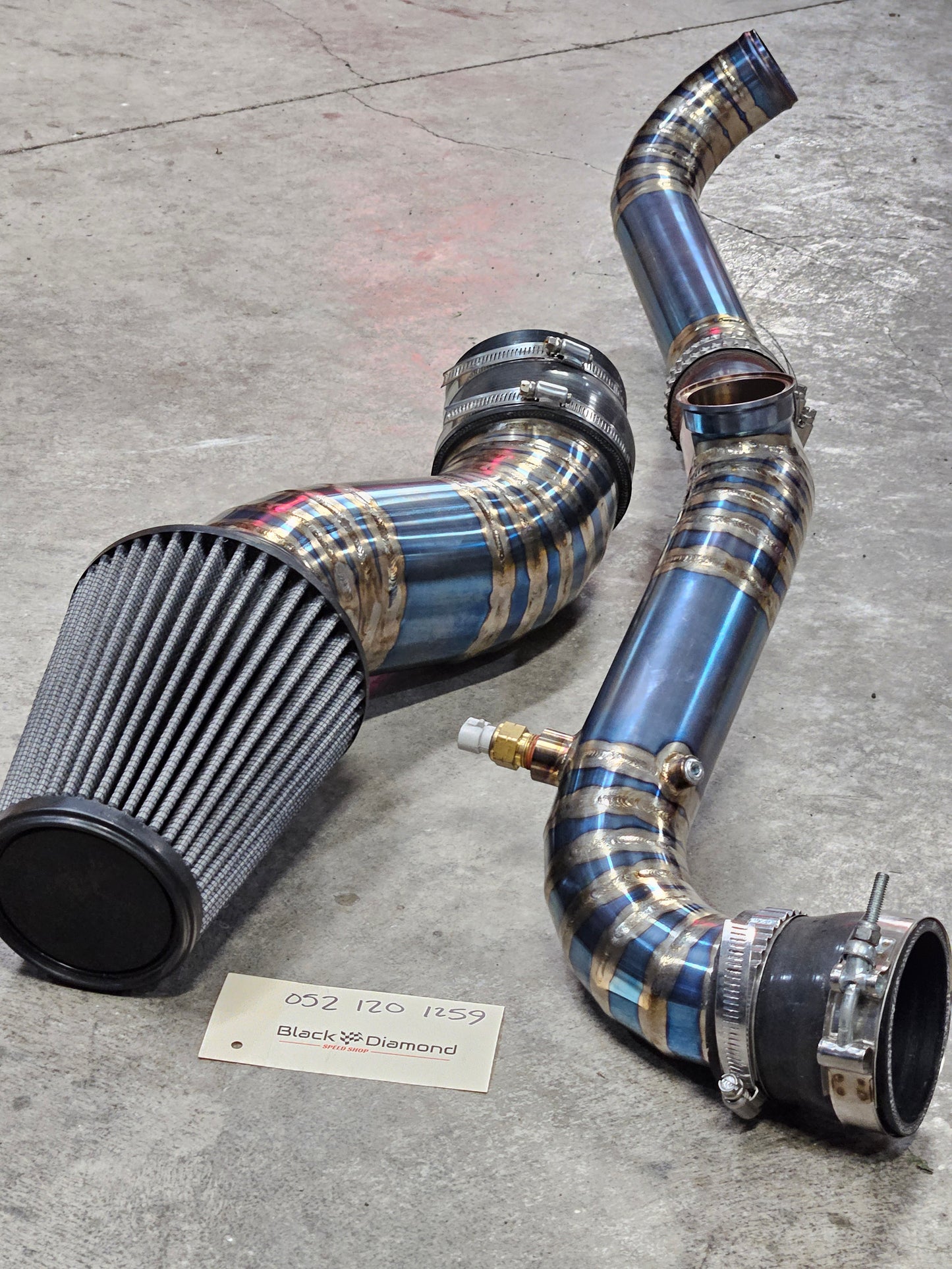 Evo 8/9 DI Fab Titanium Intake & Intercooler Pipes