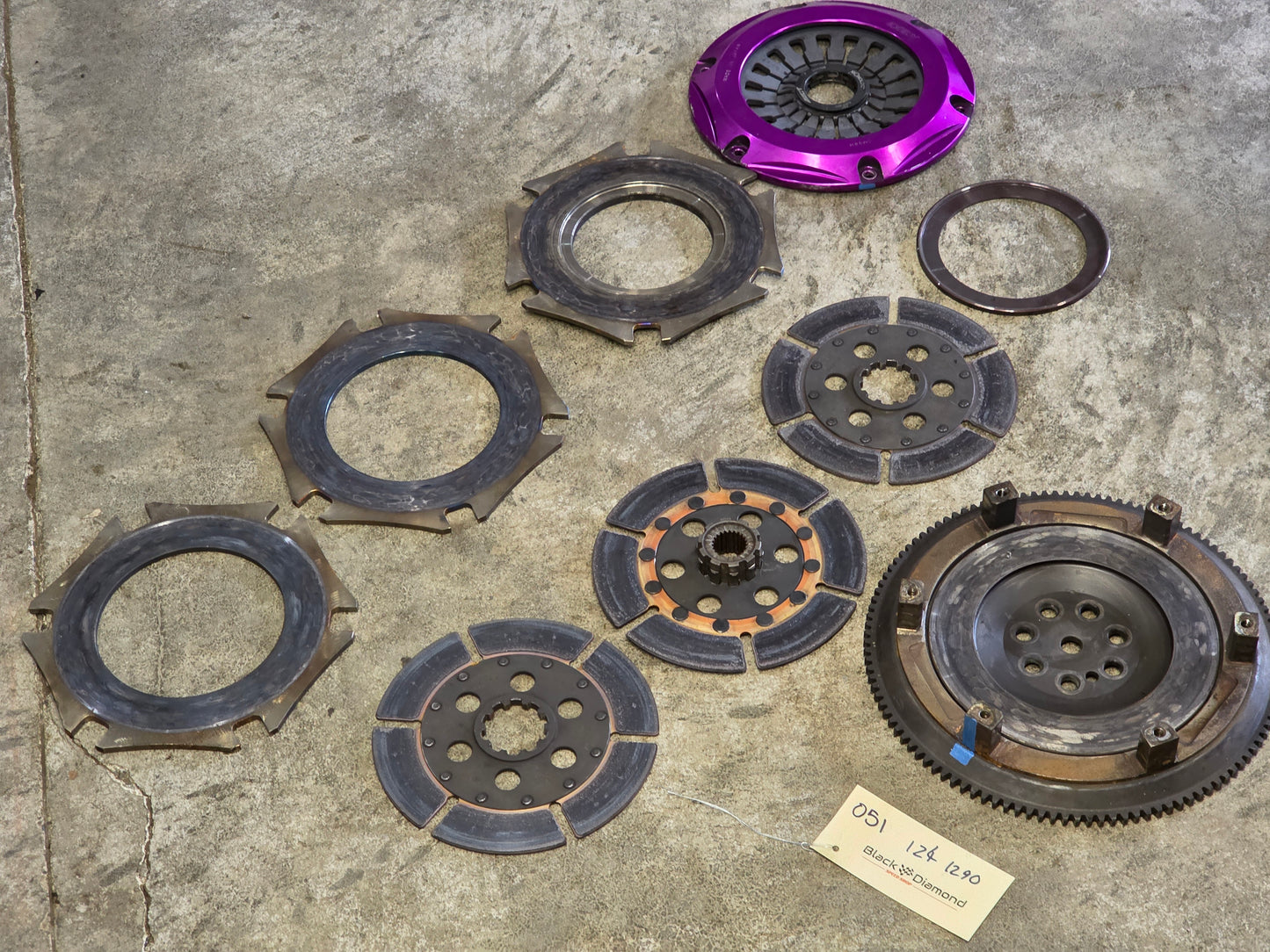 Evo 8-9 Exedy Triple Disc Clutch