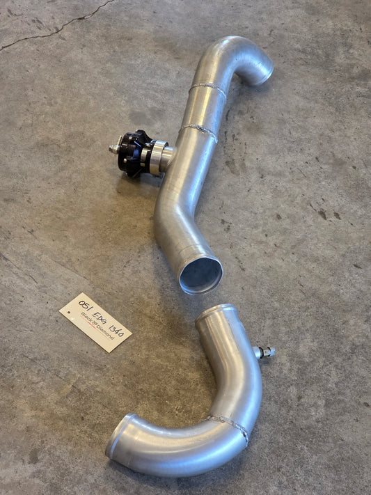 Evo 8-9 3" Upper Intercooler Pipe w/ Tial BOV