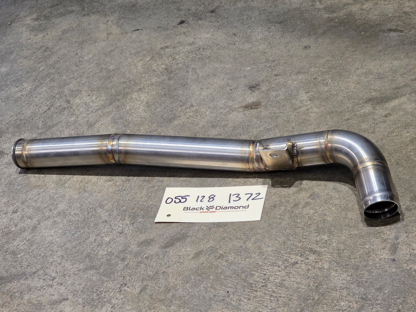 Evo 8 Raven Fab Stainless Steel Water Pipe