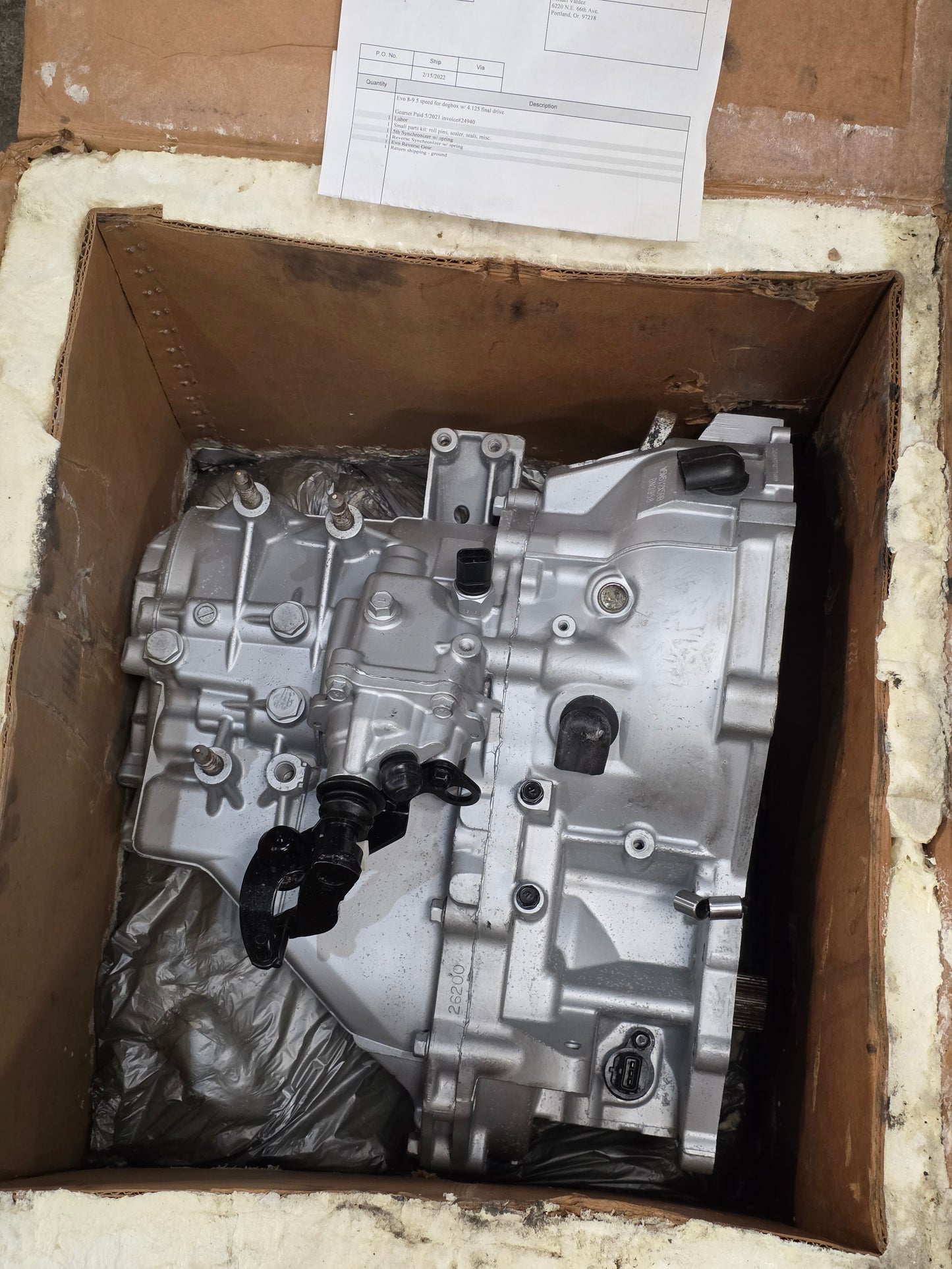 Evo 8/9 Shep Trans 5spd PPG Dog Box NEW