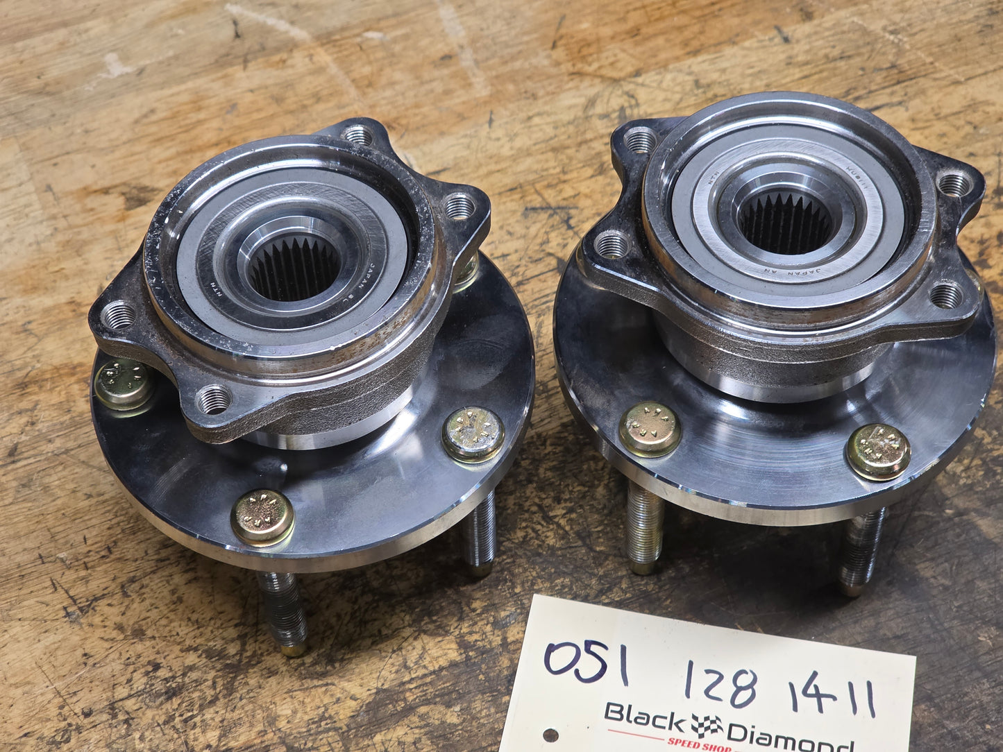 Evo 8/9 CBRE Rear Ceramic Ball Bearing Hubs