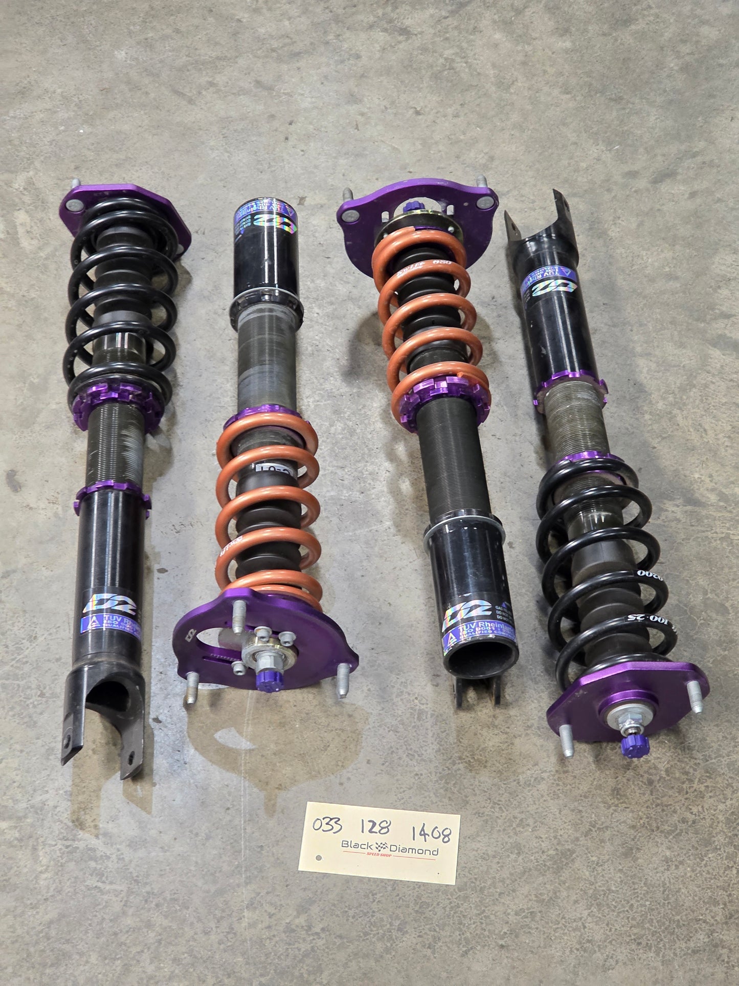 Evo 8/9 D2 Coilovers