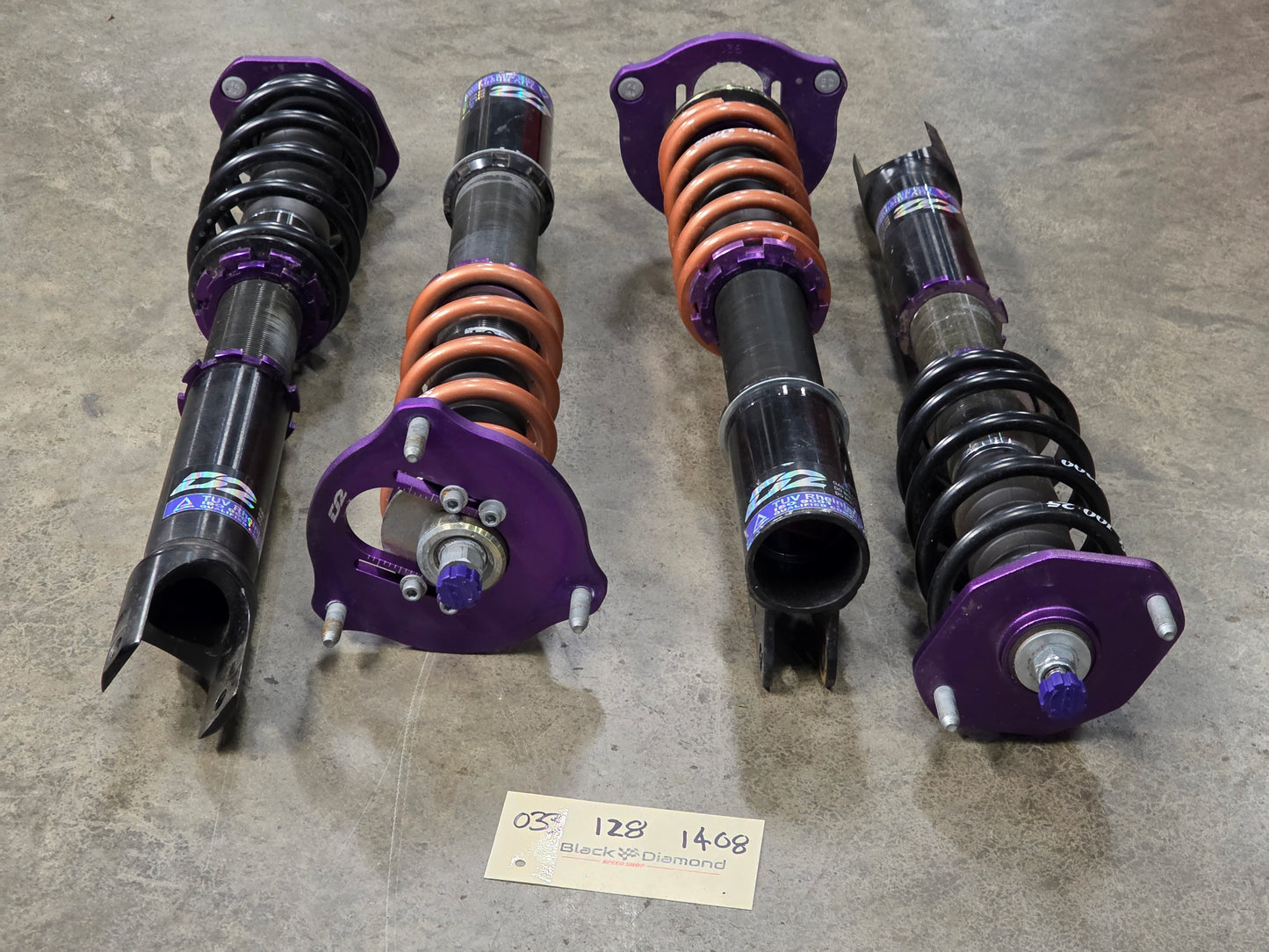 Evo 8/9 D2 Coilovers