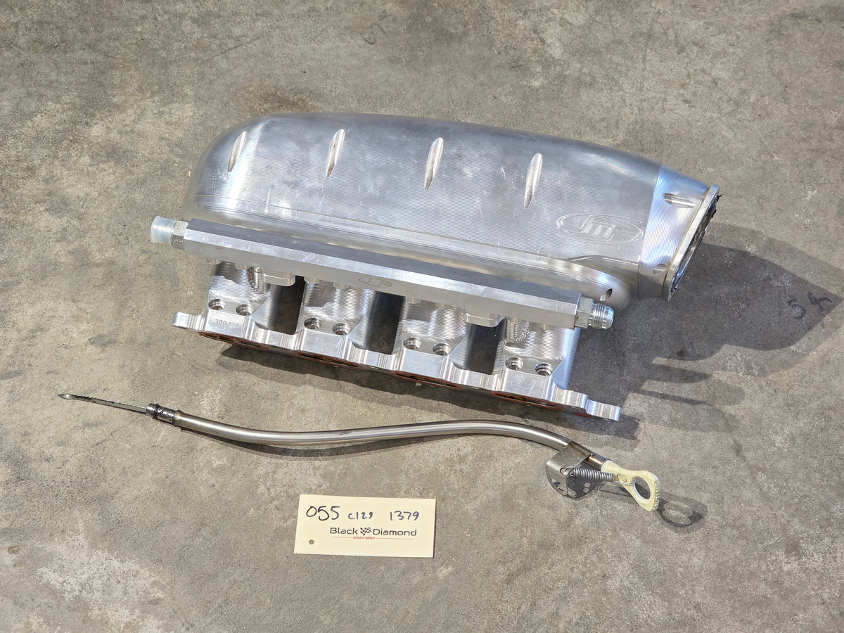 JM Fab JMF billet drag intake manifold 8 injector for Mitsubishi Evo 8 9 at BD Speed Shop