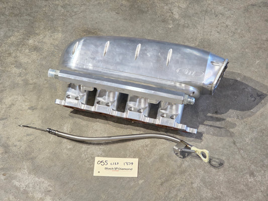 JM Fab JMF billet drag intake manifold 8 injector for Mitsubishi Evo 8 9 at BD Speed Shop