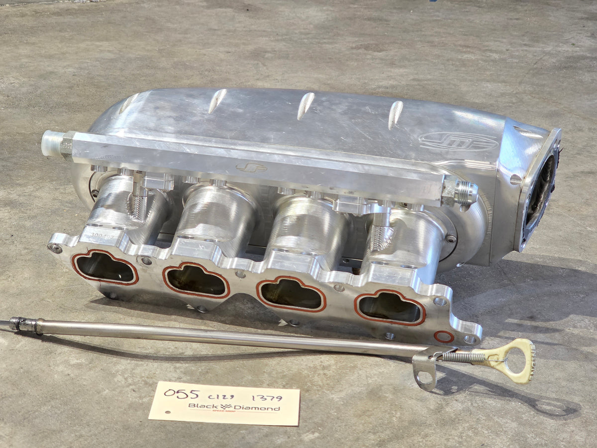 JM Fab JMF billet drag intake manifold 8 injector for Mitsubishi Evo 8 9 at BD Speed Shop – photo 2