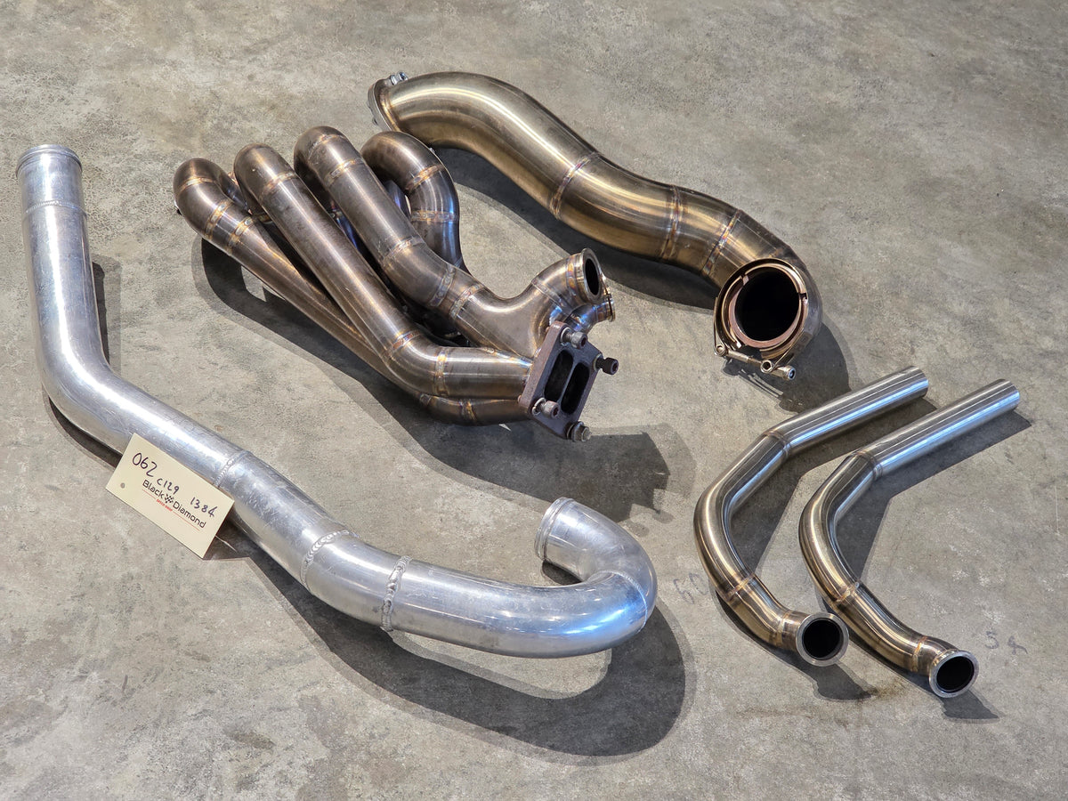 STM SideWinder forward facing turbo kit for Mitsubishi Evo 8 9 Turbo Taxi at BD Speed Shop – photo 5
