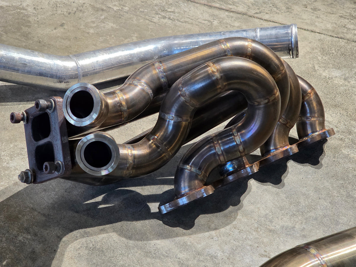 STM SideWinder forward facing turbo kit for Mitsubishi Evo 8 9 Turbo Taxi at BD Speed Shop – photo 6