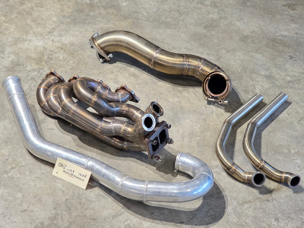 STM SideWinder forward facing turbo kit for Mitsubishi Evo 8 9 Turbo Taxi at BD Speed Shop – photo 7