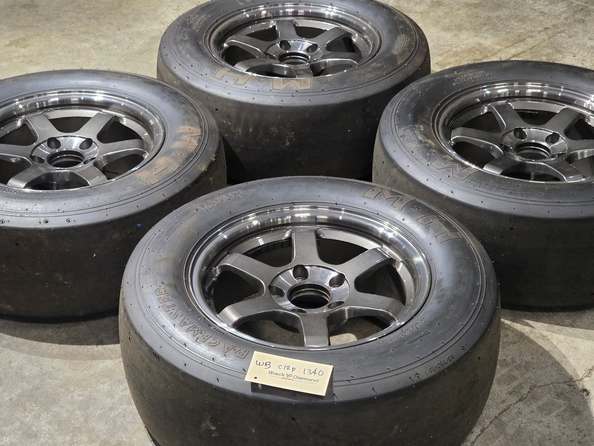 Rays Te37 SL 15" Wheels w/ M&H Tires
