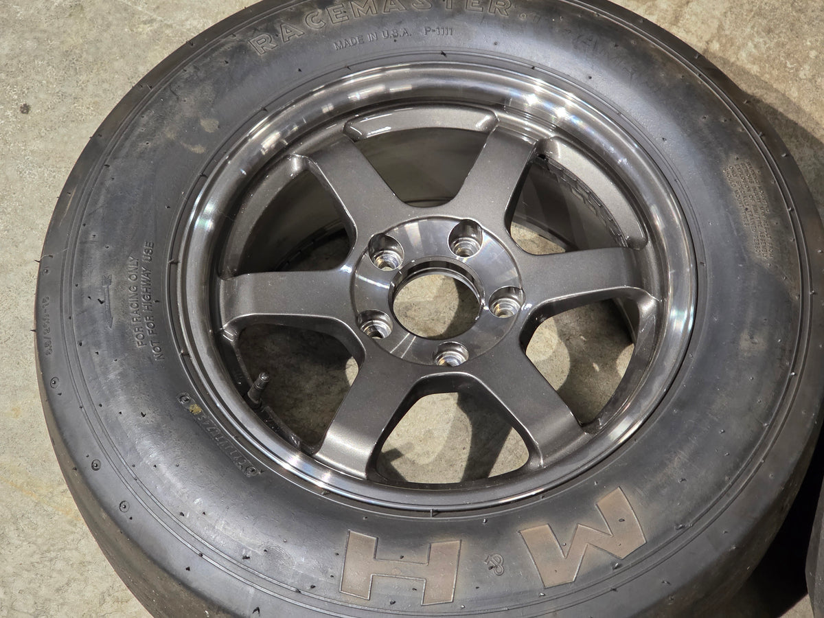 Rays Te37 SL 15" Wheels w/ M&H Tires