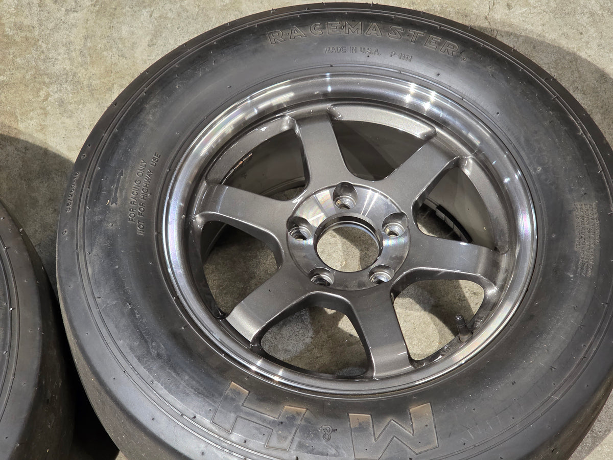 Rays Te37 SL 15" Wheels w/ M&H Tires