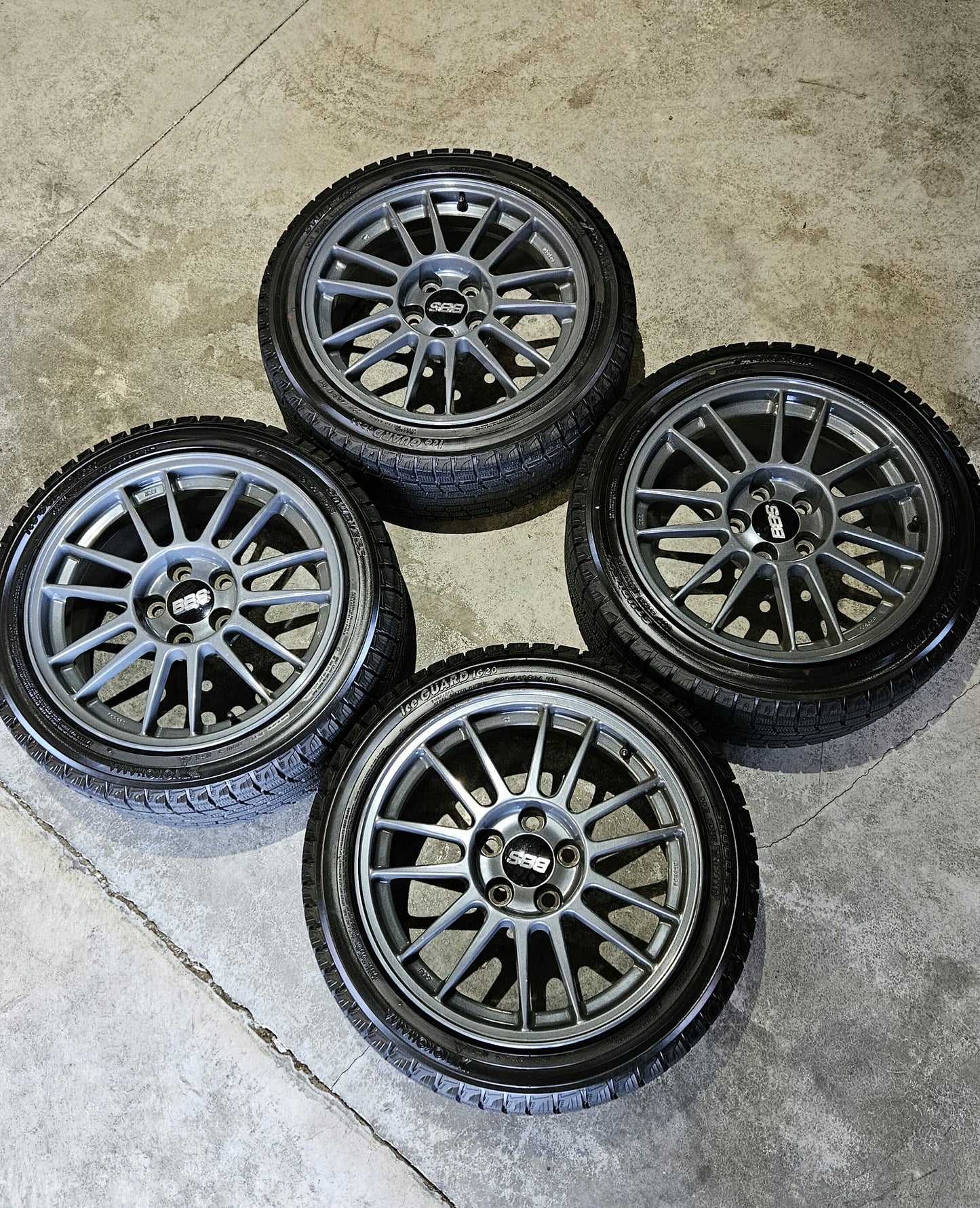 Evo 9 BBS Wheels & Snow Tires