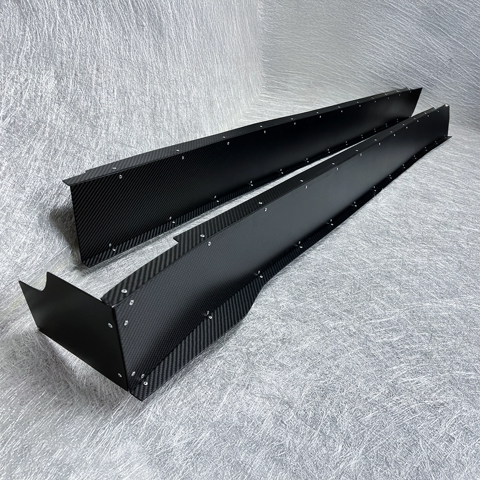 Evo 7/8/9 Carbonetics CF Drag Side Skirts