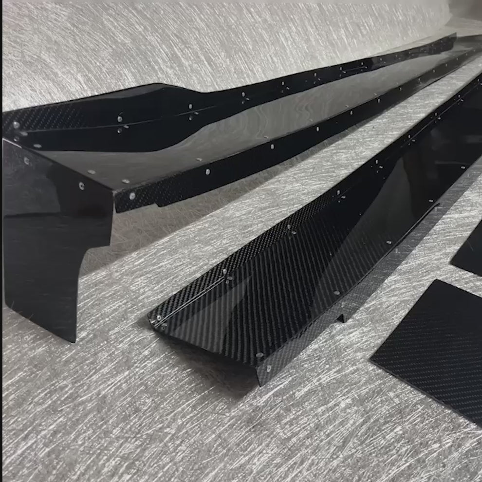 Evo 7/8/9 Carbonetics CF Drag Side Skirts